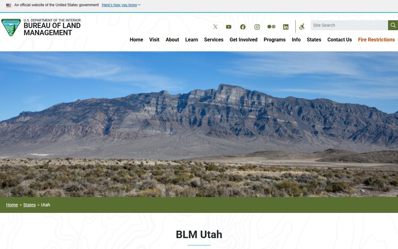 Bureau of Land Management Utah land patents and deed records